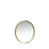 Retro Miroir mural Ronde Laiton