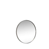 Retro Miroir mural Ronde Nickel Brossé