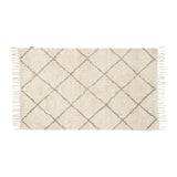 Rhomb Tapis Small Blanc cassé