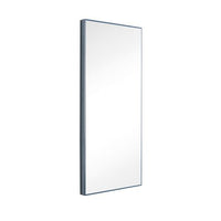 Shine Miroir Large Bleu pétrole