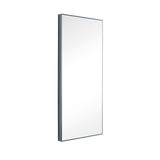 Shine Miroir Large Bleu pétrole