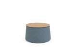 Table de Rangement Ø70 Placage Chêne 565