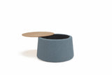 Table de Rangement Ø70 Placage Chêne 565