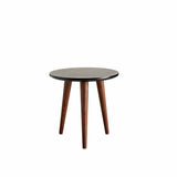 Table Stylo Ø35 Placage Chêne Noir