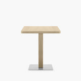 Table bistrot Emea Carrée hauteur 760 mm fourreau chêne