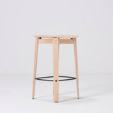 Tabouret de bar Nora chêne H65 cm