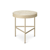 Table d'appoint guéridon TRAVERTINE Medium