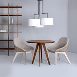 Table de diner Cena ronde  - Noyer américain - Ø90cm
