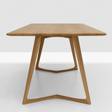 Table Twist  en chêne - 180 x 90