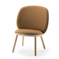 Fauteuil Naïve en frêne Cognac