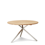 Table de diner Ronde Frisbee - Chêne Blanc