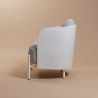 Fauteuil Art en plastique recyclé - Blanc