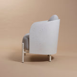 Fauteuil Art en plastique recyclé - Blanc